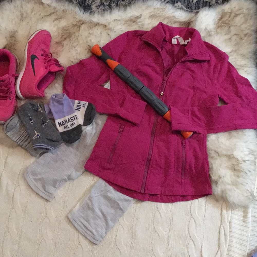 Lululemon Athletica Define Nulux Pink Jacket